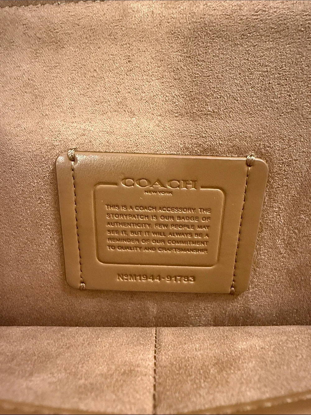 Coach zip laptop